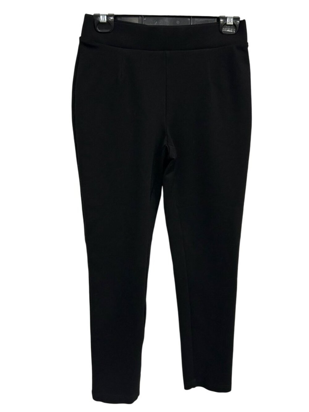 DKNY 6 Black Slim Fit Ankle Pants Rayon Blend Minimalist Clean Girl